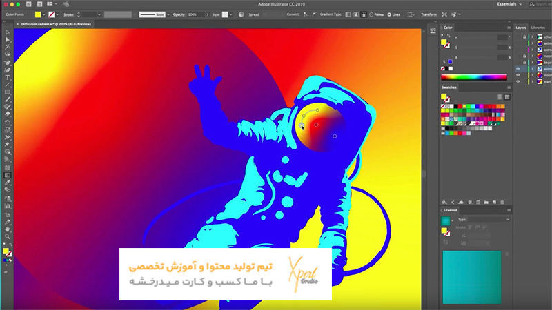 کاربرد نرم افزار ایلوستریتور