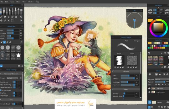 معرفی کامل نرم افزار Rebelle